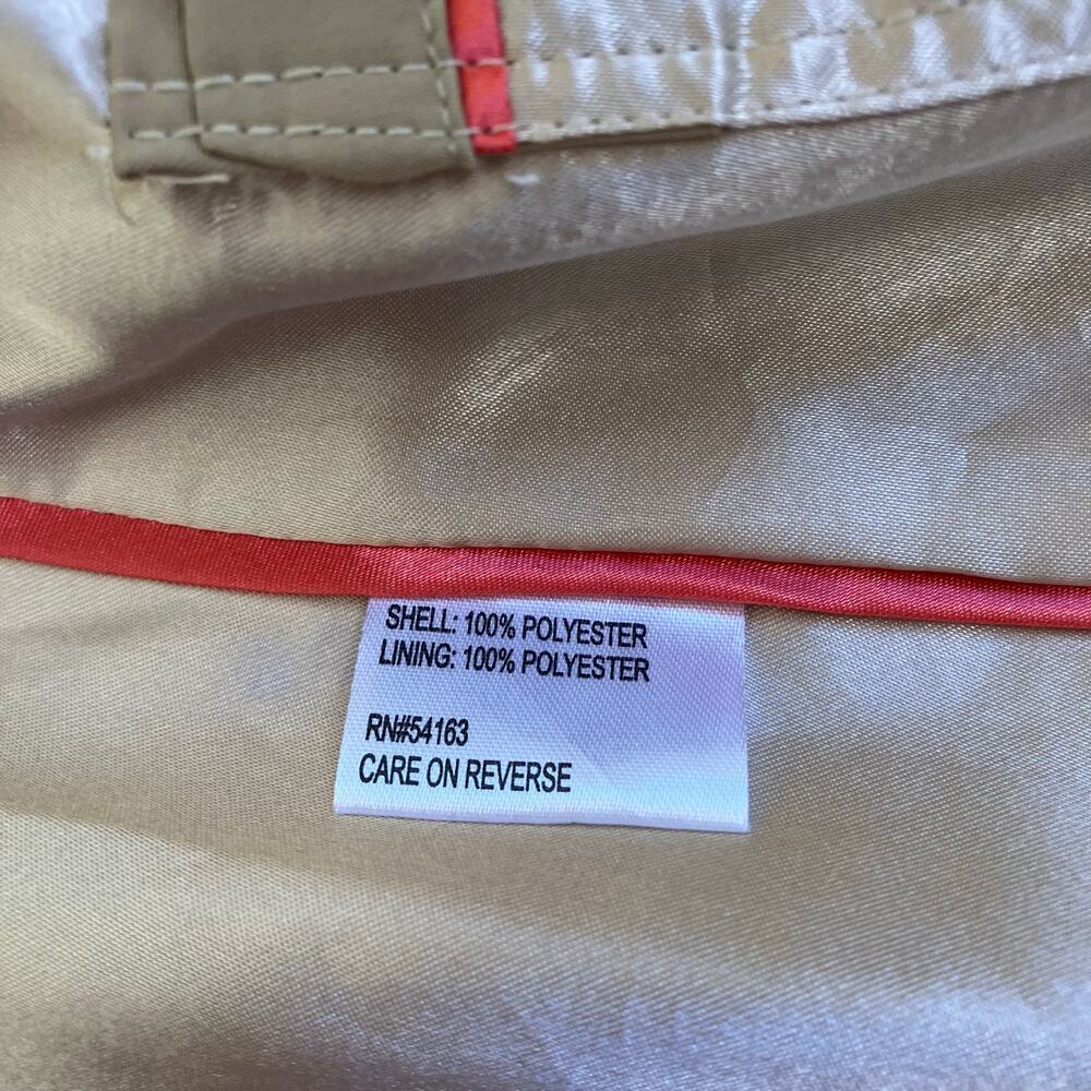 Calvin Klein Classic Khaki Waterproof Double Breasted Trench Coat Belted Fitted - Picture 12 of 16